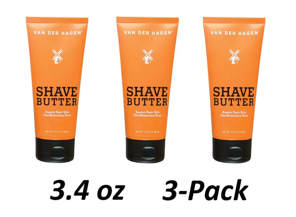 Van Der Hagen Shave Butter Shaving Cream - 3 Pack