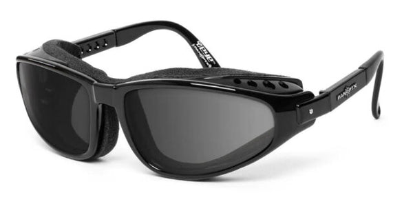 7eye by Panoptx Raptor Glossy Black Frame with multiple lens options