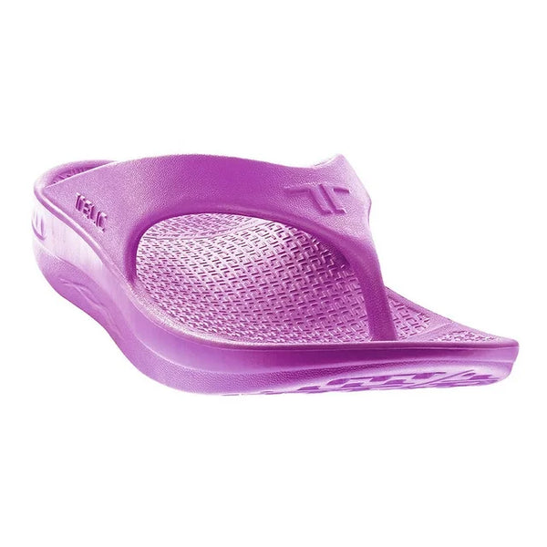 TELIC Flip Flop Comfort Recovery Sandal Lightweight Waterproof - Forbidden Fuchsia- (W8)
