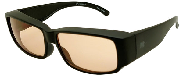 M7 OTG Over-the-Glass Ultimate Computer & Driving Glasses Matte Black M-L