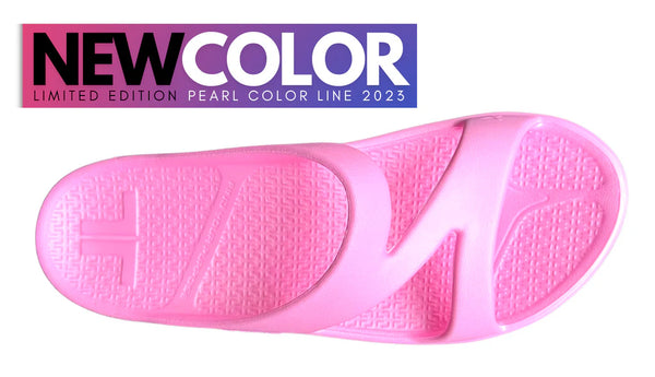 TELIC Z-Strap Comfort Recovery Sandal Lightweight Waterproof Pink Pearl