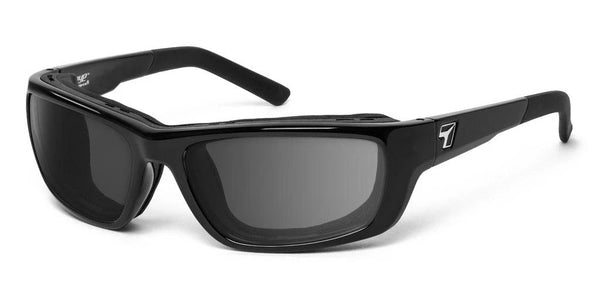 7eye by Panoptx Ventus Glossy Black Airshield with multiple lens options