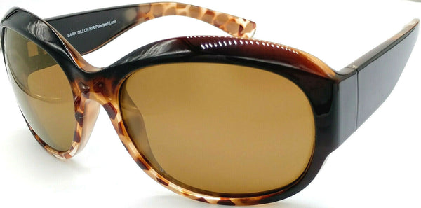 Dillon Optics Sara Shiny Brown Tortoise fade with Gold NIR lens