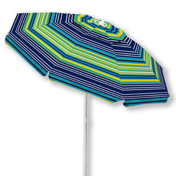 Caribbean Joe 7 Ft. Beach Umbrella with UV multiple colors