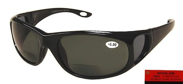 Platinum Edge Shasta Polarized PC Bifocal Sun Readers sideview fishing unisex