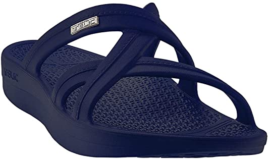 TELIC Mallory Comfort Recovery Sandal Lightweight Waterproof Deep Ocean Navy