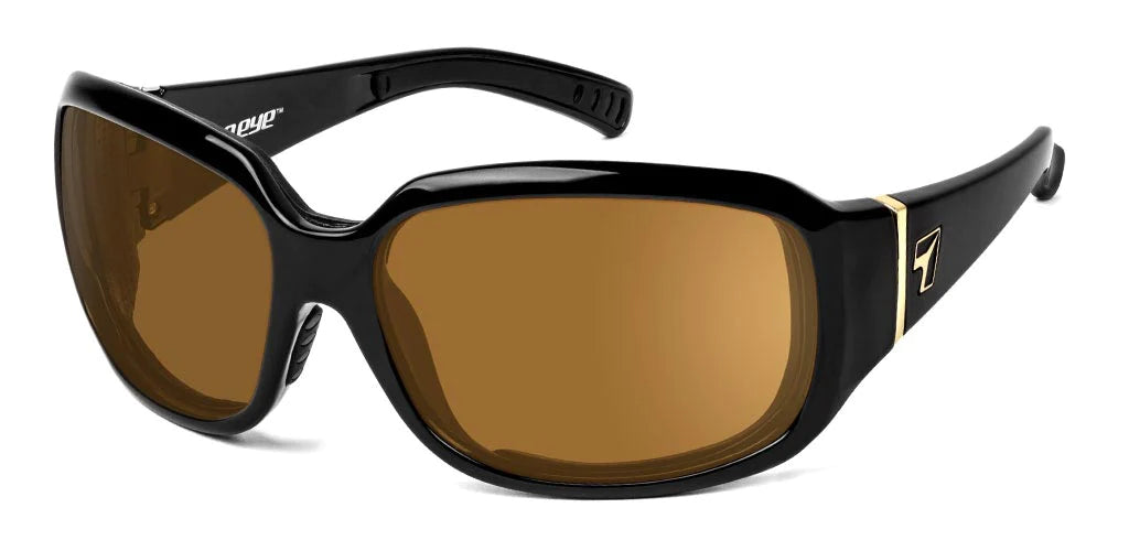 7eye by Panoptx Mistral Glossy Black Frame with multiple lens options