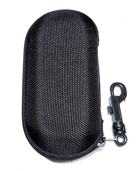 M7 Ballistic Nylon Sunglass case zipper travel with clip NEW - Large size