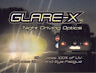 GLARE-X Night Driving Yellow Polarized Lenses Reduce Glare Semi-Rimless Glossy Tortoise