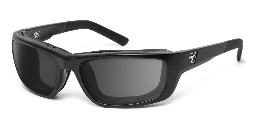 7eye by Panoptx Ventus Matte Black Airshield with multiple lens options