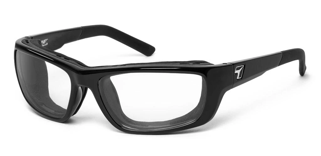7eye by Panoptx Ventus Glossy Black Airshield with multiple lens options