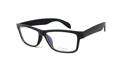 FOCUS ANTI-GLARE Computer Glasses Reduce Blue light Modern Square Matte Black