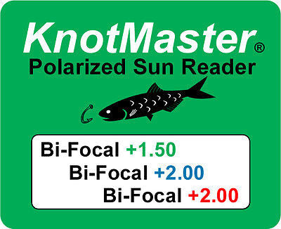 KnotMaster Snake II Polarized Bifocal Fishing Sunglasses Readers unisex Sports