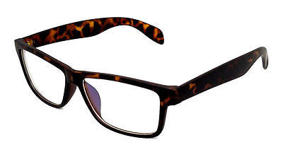Glare-X Night Driving Glasses Reduce Glare Modern Square Matte Tortoise