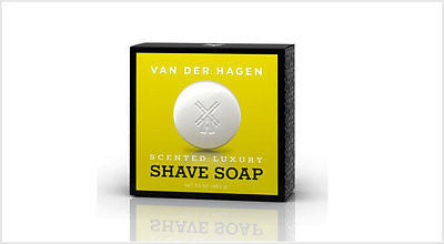 Van Der Hagen Scented Luxury Shave Soap 3.5 oz Hypo-Allergenic Shea Mango Cocoa