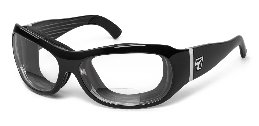 7eye by Panoptx Briza Glossy Black Frame with multiple lens options