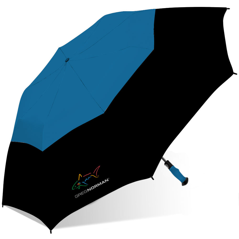 Greg Norman  Shark 56" Double Canopy Folding 2-Person Umbrella