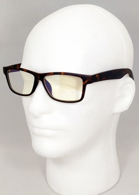 FOCUS ANTI-GLARE Night Driving Glasses Reduce Glare Modern Square Matte Black