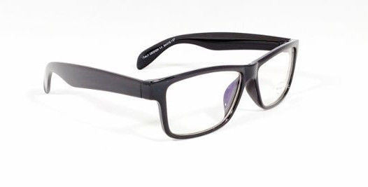 FOCUS ANTI-GLARE Night Driving Glasses Reduces Glare Modern Square Black Glossy