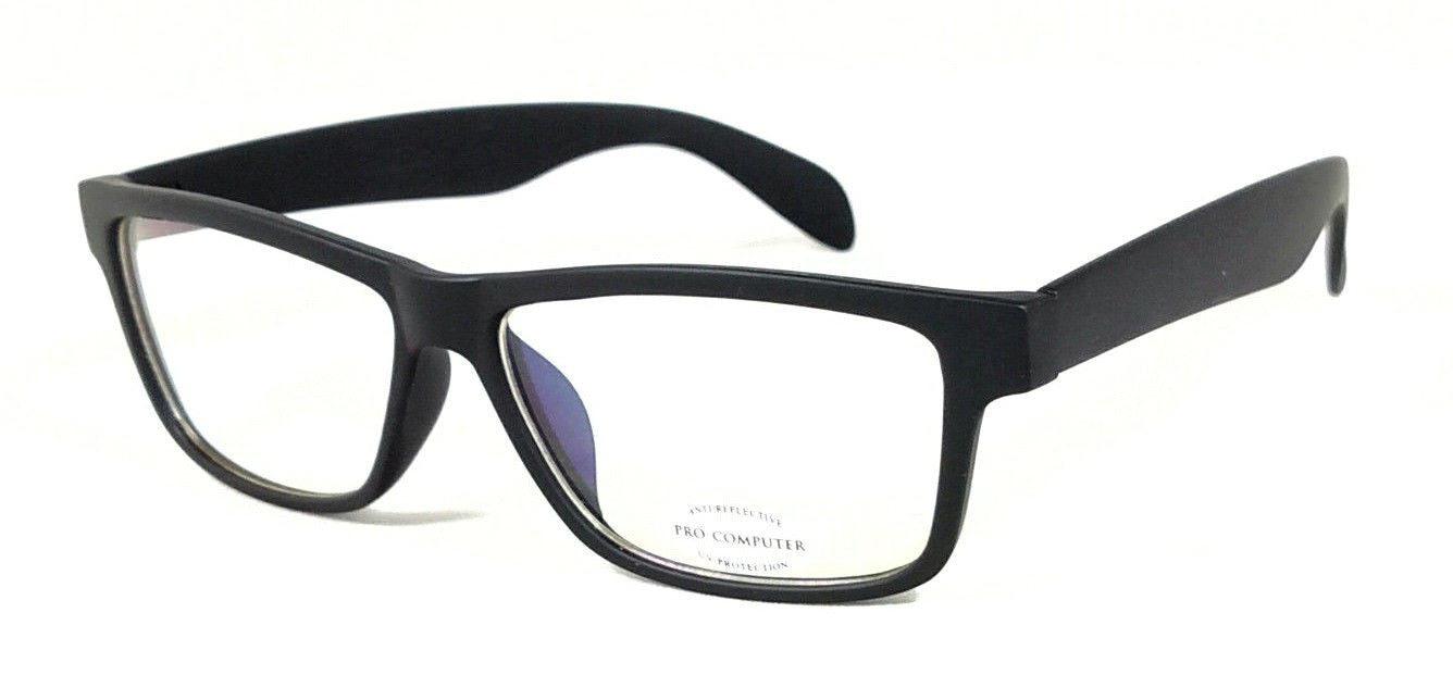 FOCUS ANTI-GLARE Night Driving Glasses Reduce Glare Modern Square Matte Black