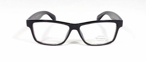 FOCUS ANTI-GLARE Night Driving Glasses Reduces Glare Modern Square Black Glossy