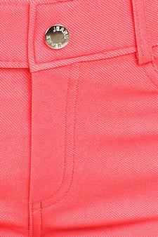 Yelete Coral Denim look Women's Jegging Shorts