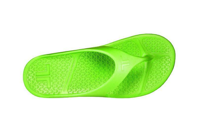 TELIC Recovery Comfort Flip Flop Lightweight Waterproof Sandal Key Lime
