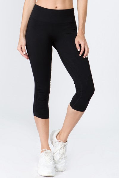 Women's Active High Rise Cinched Ankle Seamless Leggings
