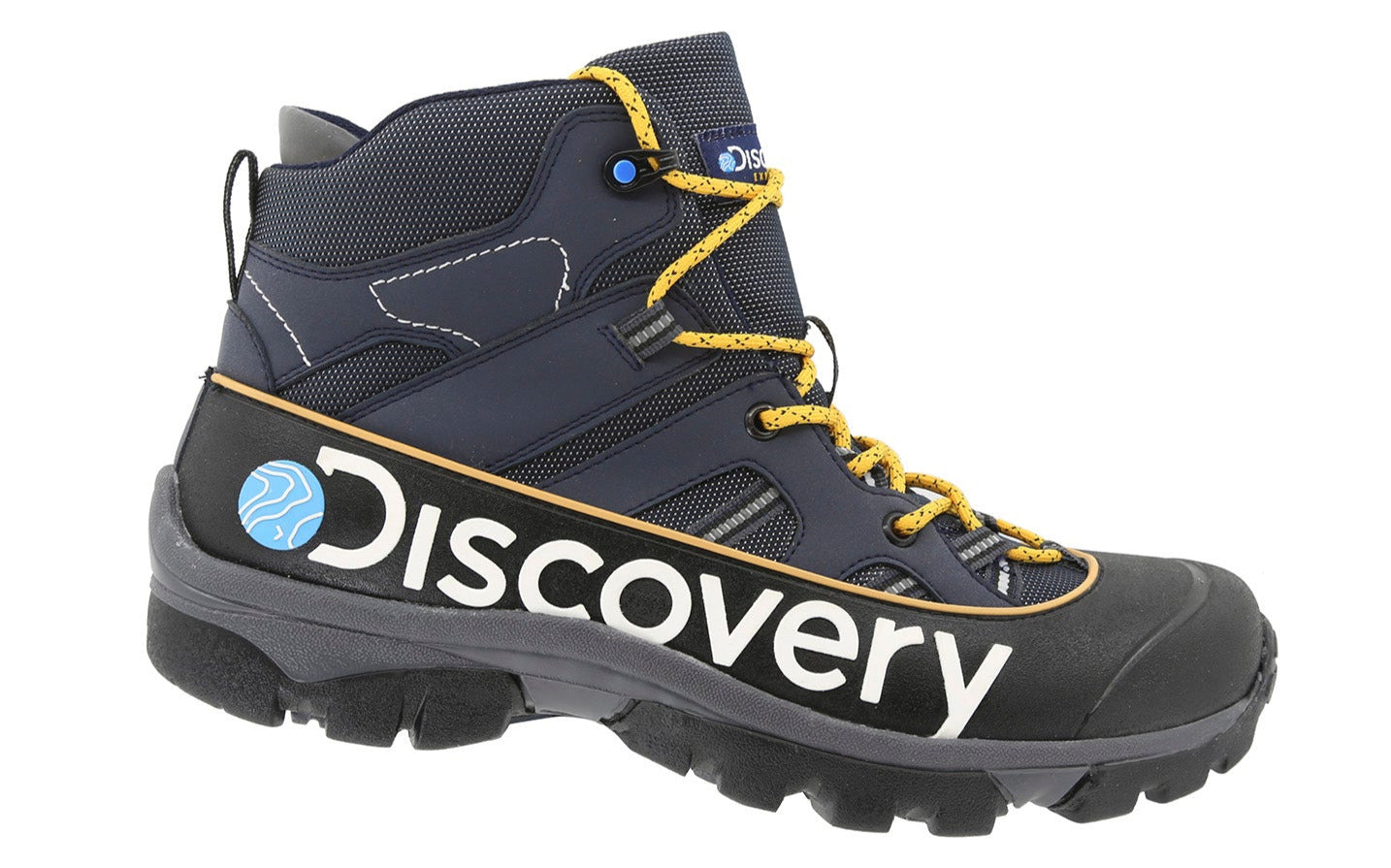 Discovery Expedition Blackwood Men's All Terrain Hiking Boots in Blue - Black