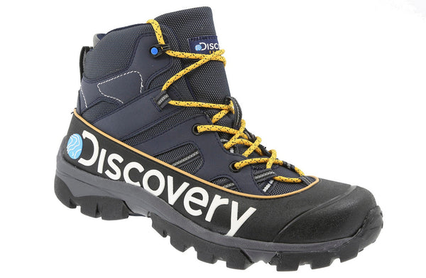Discovery Expedition Blackwood Men's All Terrain Hiking Boots in Blue - Black