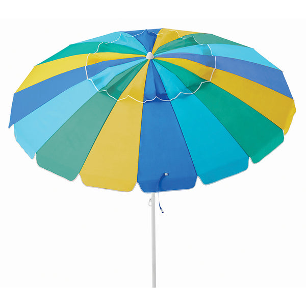 Caribbean Joe 8 Ft. Beach Umbrella with UV multiple colors