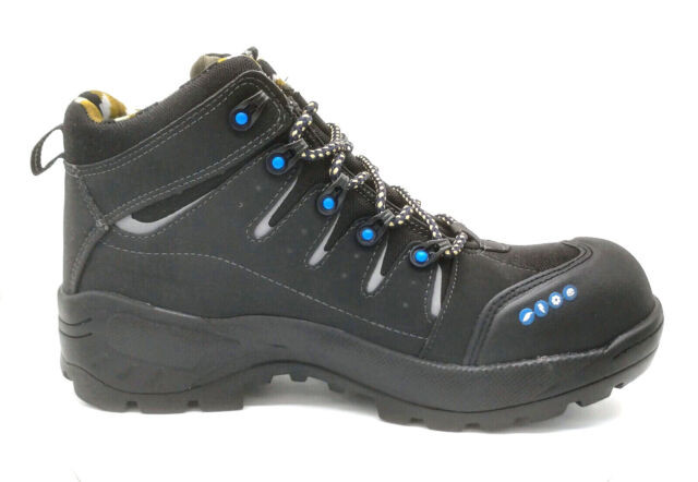 Discovery Expedition Blackwood Men's Safety Toe Hiking Boots in Black