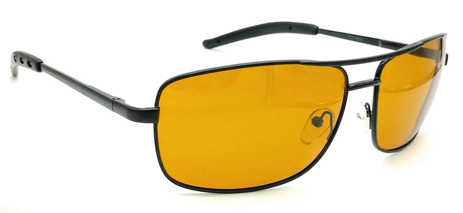 FLY-DEF High-Definition Polarized Fishing sunglasses Gold Lens Metal Rectangle Aviator
