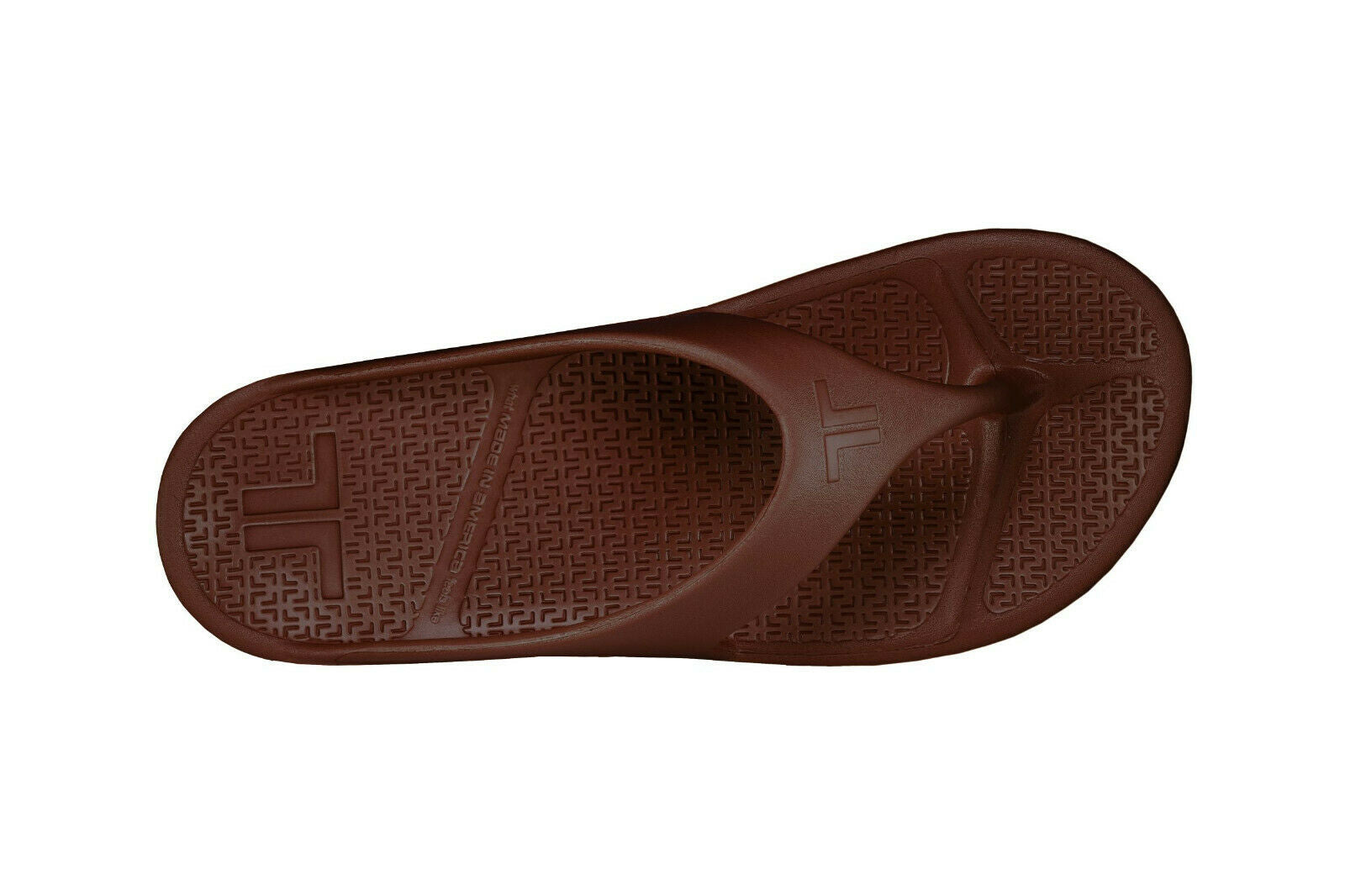 TELIC Recovery Comfort Flip Flop Lightweight Waterproof Sandal Espresso Brown