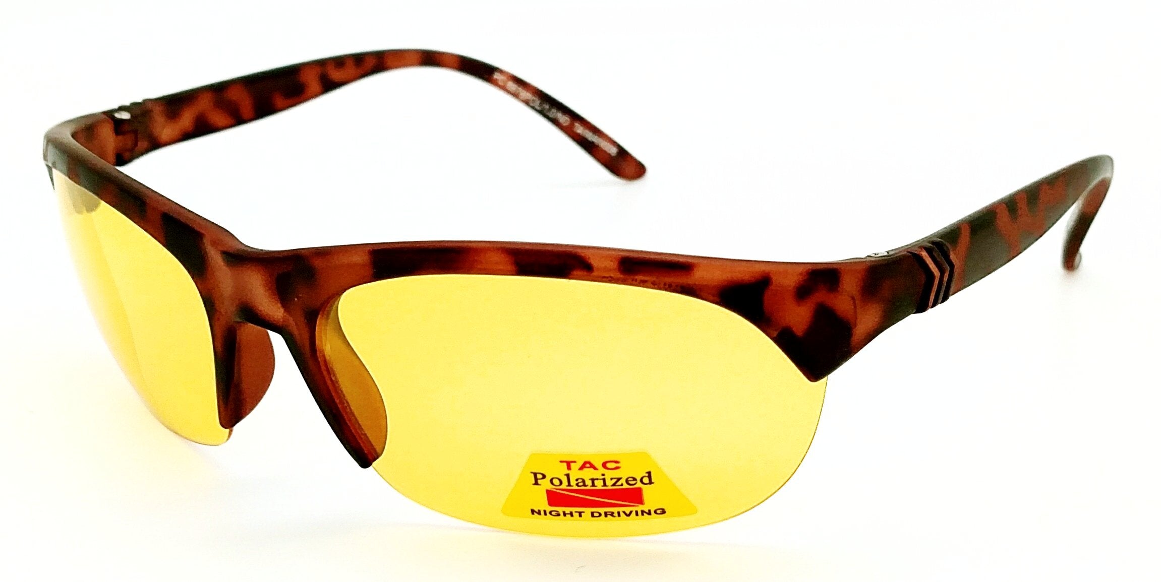 FOCUS ANTI-GLARE Night Driving Glasses Polarized Yellow Lens Reduces Glare Blade