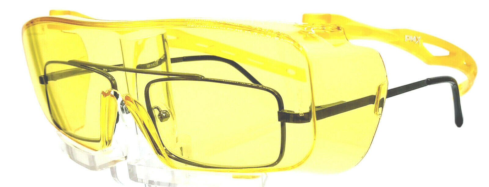 Shooter's Edge OTG III Safety Z87.1 Over-The-Glass  Anti-Fog Yellow Lens
