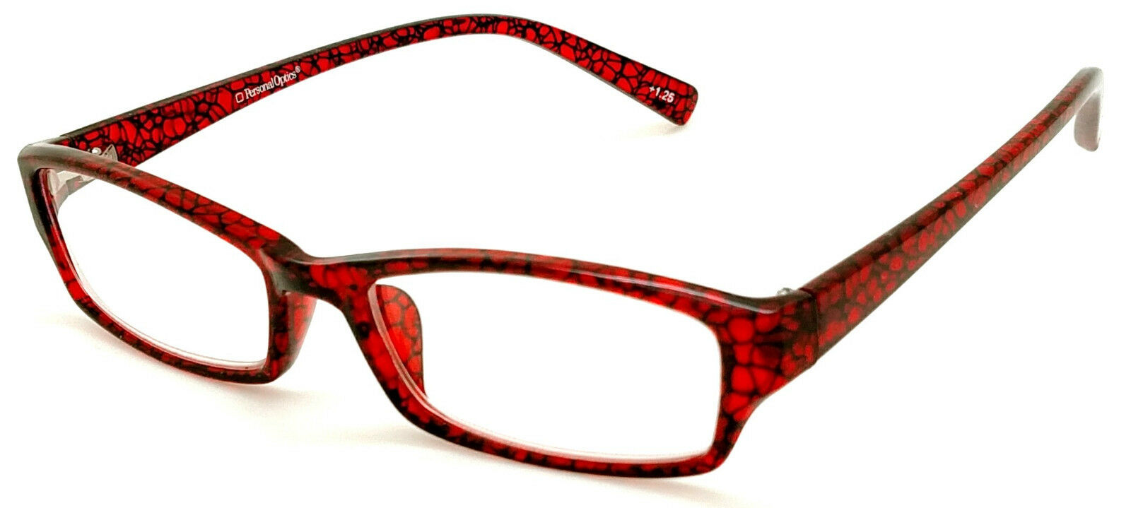 Personal Optics Half-eye Red lace patterrn