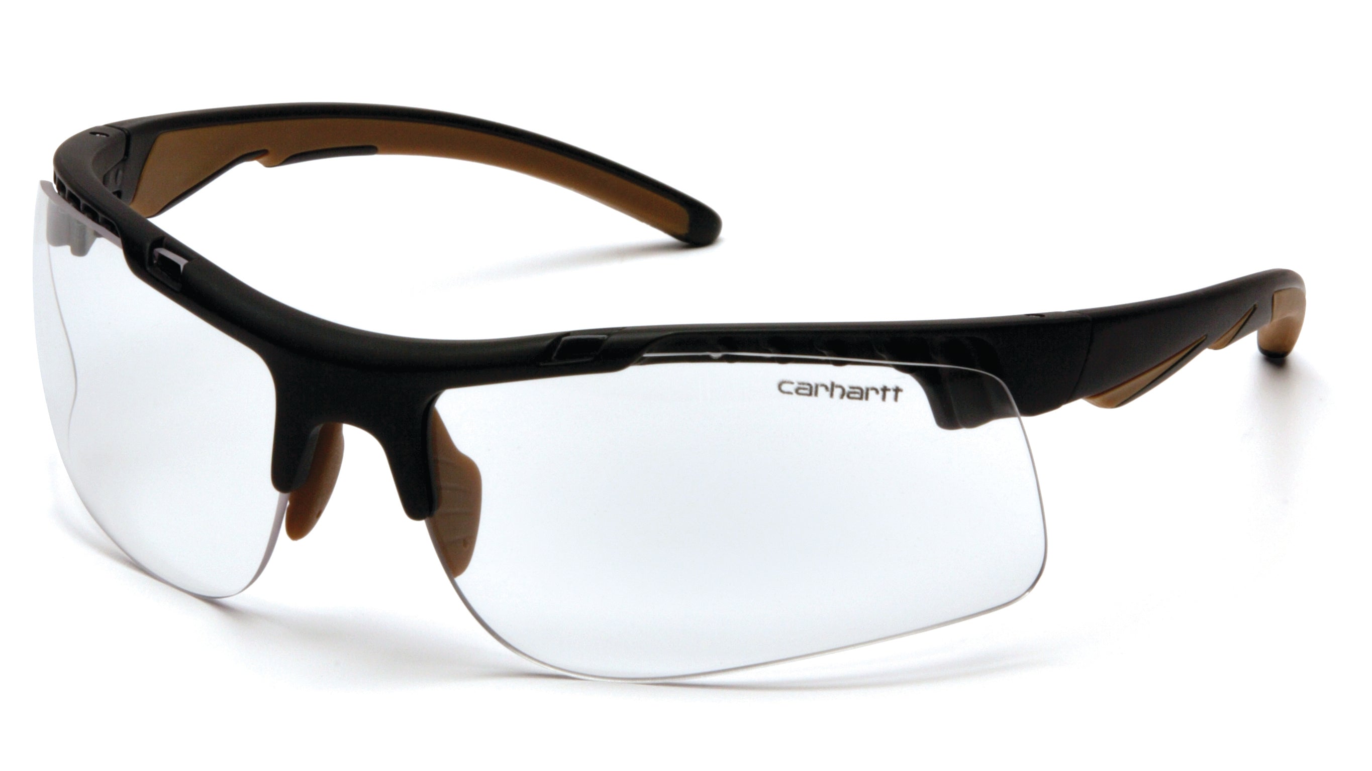 Carhartt Rockwood Semi-Rimless Anti-Fog Vented Safety Glasses-Lens Options