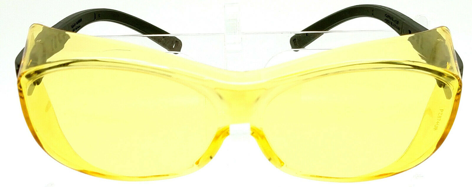 Shooter's Edge OTG Over-the-Glasse Z87.1 Safety Shooting Glasses Contrast Yellow