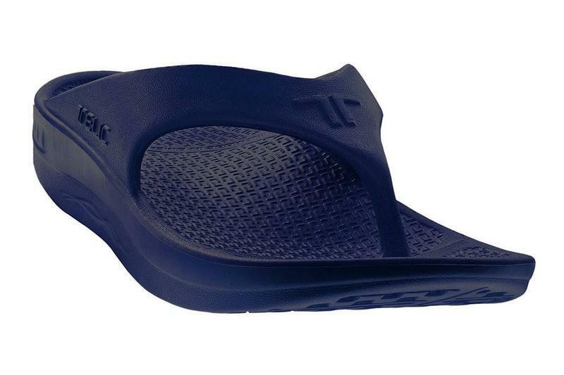 TELIC Recovery Comfort Flip Flop Lightweight Waterproof Sandal Deep Ocean