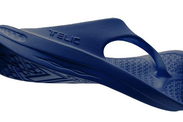 TELIC Recovery Comfort Flip Flop Lightweight Waterproof Sandal Deep Ocean
