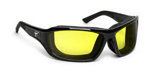7eye by Panoptx Ventus Glossy Black Airshield with multiple lens options