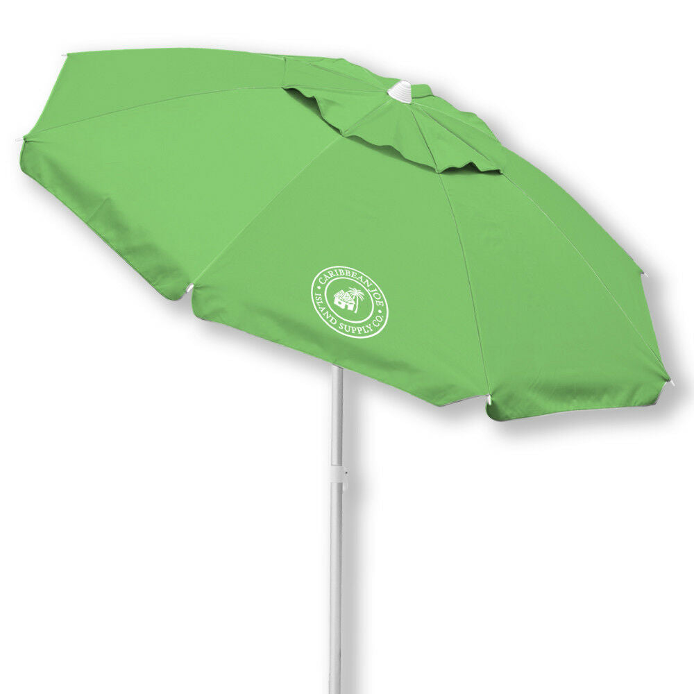 Caribbean Joe 7 Ft. Beach Umbrella with UV multiple colors