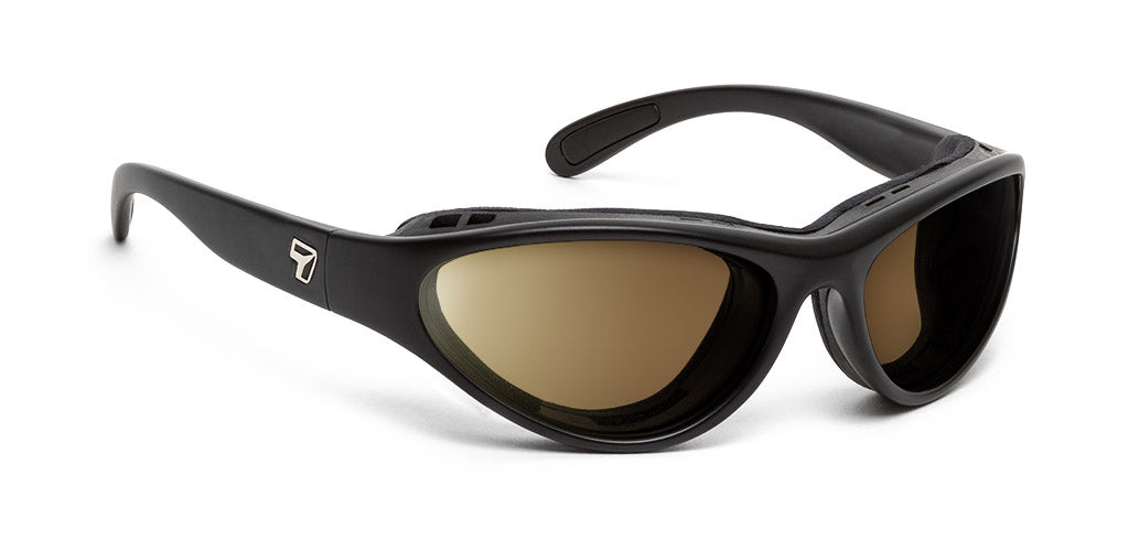 7eye by Panoptx Viento Matte Black Airshield with multiple lens options