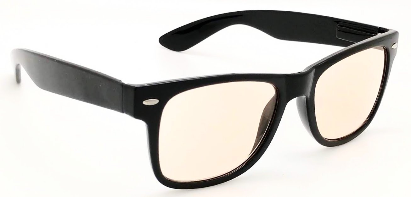 FOCUS ANTI-GLARE Reading Glasses Teacup Reduces Blue Light - Rose lens black frame